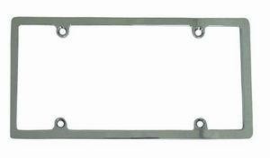 Racing Power Co-Packaged Chrome Alum Lic Frame W/O Light R6070