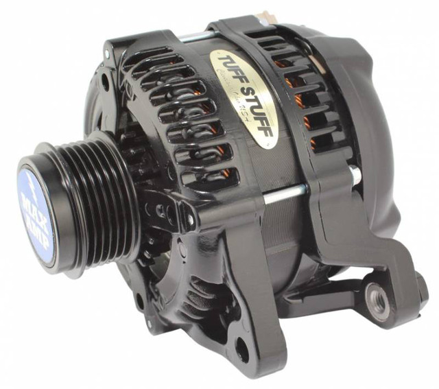 Tuff-Stuff 11-   Mustang Alternator 250 Amp 6 Groove Black 8440B