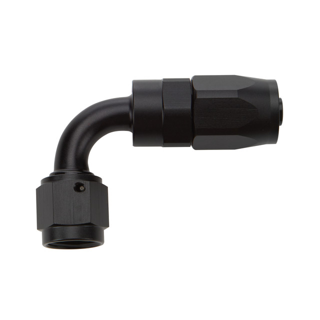 Allstar Performance Reusable Hose End Black 90 Deg Elbow -8 (ALL49353)