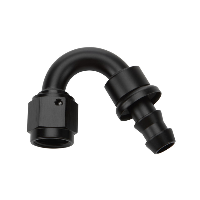 Allstar Performance Pushlock Hose End Black 150 Deg Elbow -10 (ALL49474)