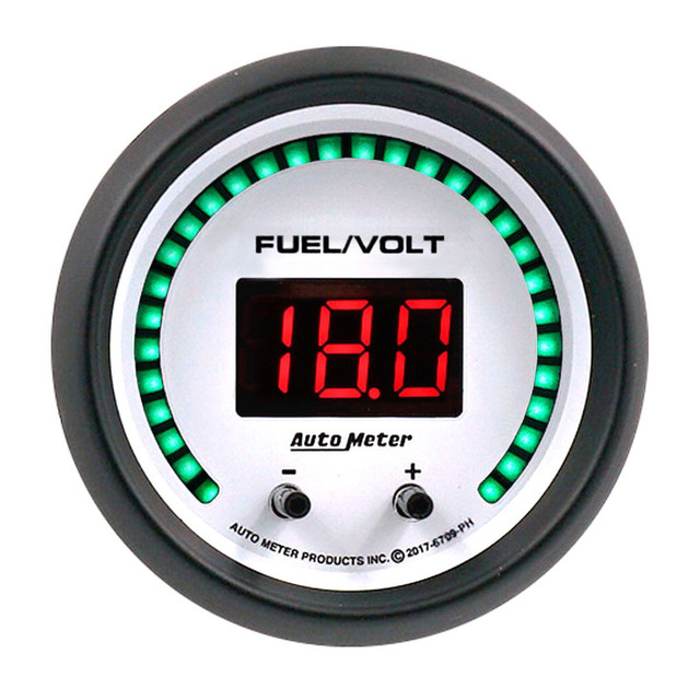 Autometer 2-1/16 Fuel/Volt Gauge Elite Digital PH Series (ATM6709-PH)