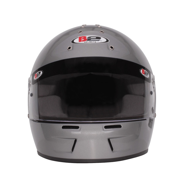 B2 Helmets Helmet Vision Metallic Silver 57-58 Small SA20 B2H1549A21