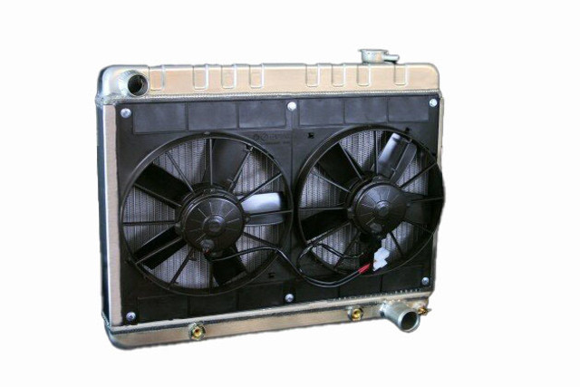 Dewitts Radiator Radiator w/Fans C-10 Trk 63-66 Auto Trans Raw (DEW32-4139017A)