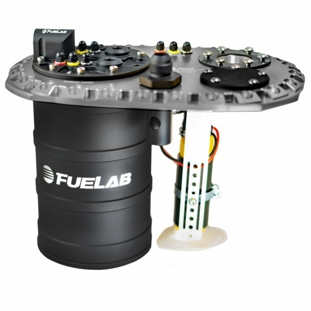 Fuelab Fuel Systems Surge Tank QSST Dual340 LPH Pumps (FLB62711-1)