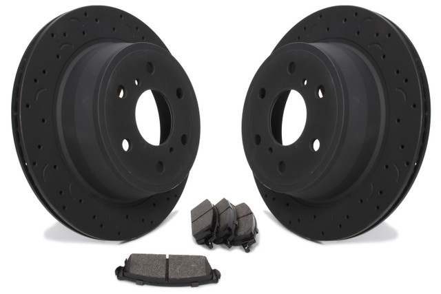 Hawk Brake Rotors and Pad Kit Rear - Chevy 1500 08-13 (HAWHKC4406.568Y)