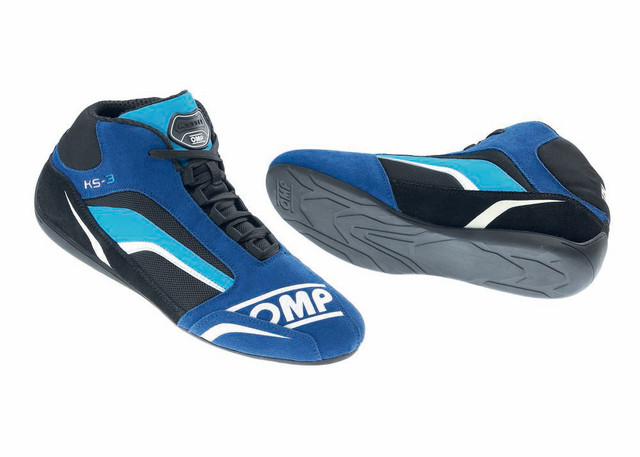 Omp Racing, Inc. KS-3 Kart Shoe Blue And Black Cyan Size 41 (OMPIC81324141)