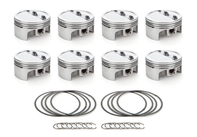 Race Tec Pistons SBC Dished Piston Set 4.040 Bore -12.3cc (RTP1000135)