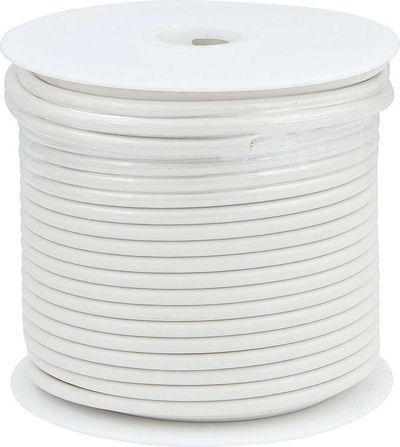 Allstar Performance 10 Awg White Primary Wire 75Ft All76577