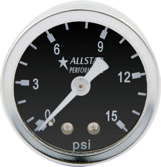 Allstar Performance 1.5In Gauge 0-15 Psi Dry Type All80210