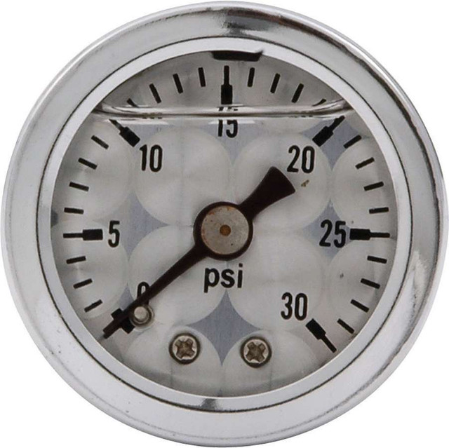 Allstar Performance 1.5In Gauge 0-30 Psi Turned Face Liq Filled All80222