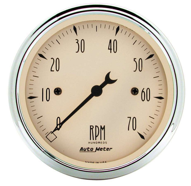 Autometer G/O 3-1/8In 7000Rpm Tach 1898