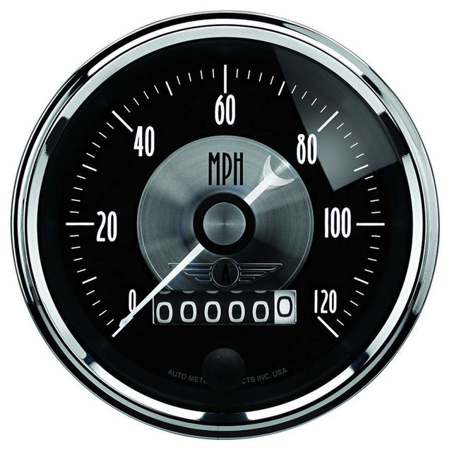 Autometer 3-3/8 Speedometer Gauge 120Mph Elec Programmable 2088