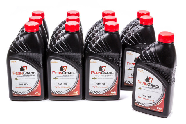 Penngrade Motor Oil 50W Racing Oil Cs/12-Qt  71156