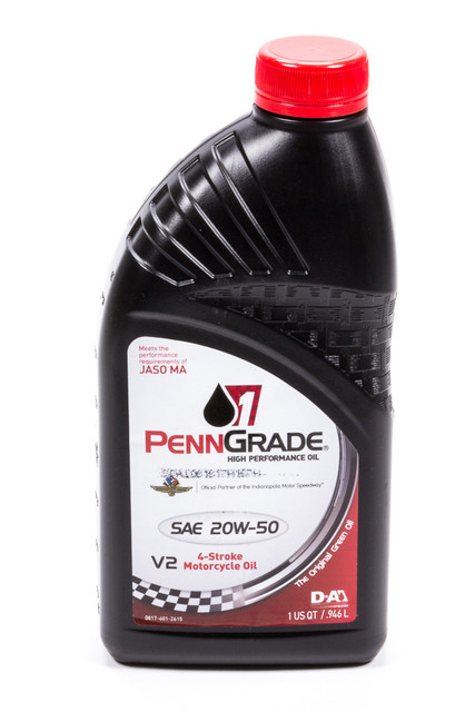 Penngrade Motor Oil 20W50 Motorcycle Oil 1 Qt Bpo71576