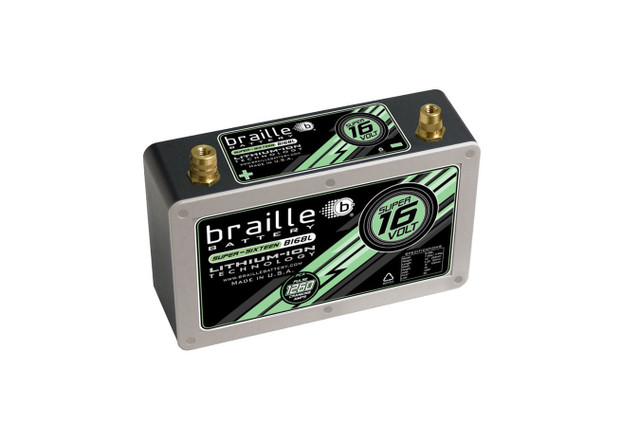 Braille Auto Battery Lithium Ion Super 16 Volt Battery 1925 Amps B168L