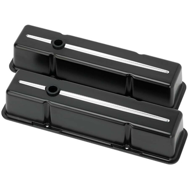 Billet Specialties Sbc Tall Valve Covers Black 95224