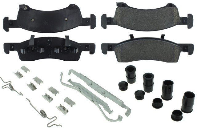 Centric Brake Parts Posi-Quiet Semi-Metallic Brake Pads With Hardwar 104.0934