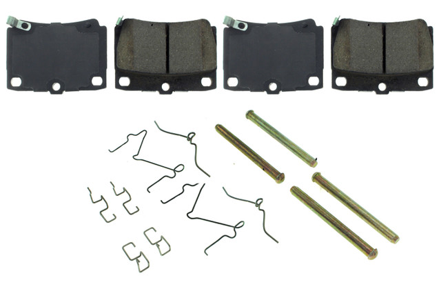 Centric Brake Parts Posi-Quiet Ceramic Brake Pads With Shims And Har 105.0733