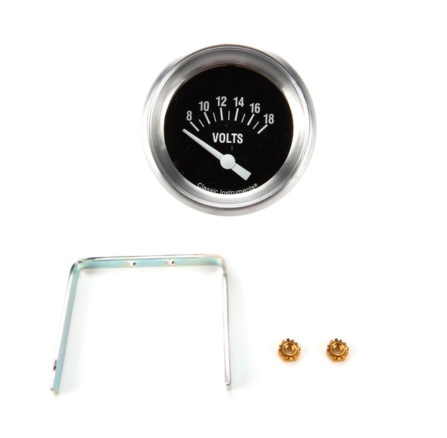 Classic Instruments Hot Rod Volt Gauge 2-5/8 Short Sweep Hr230Apf