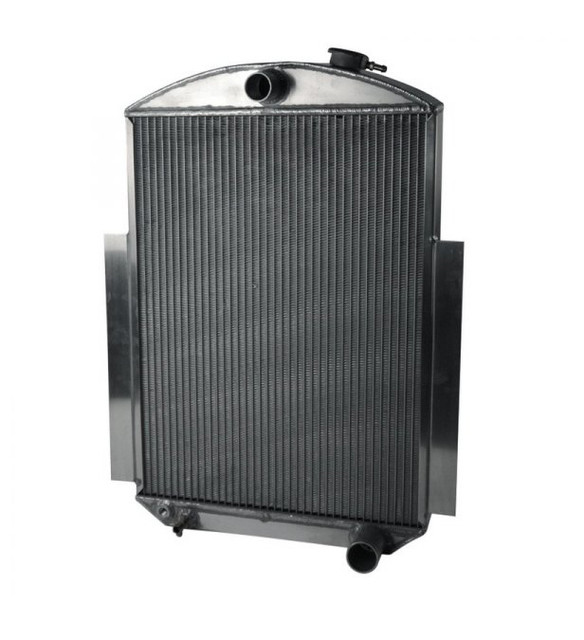 Afco Racing Products Radiator Kit Satin 38-46 GM Truck No Trans Cooler AFC80147-S-SS-N