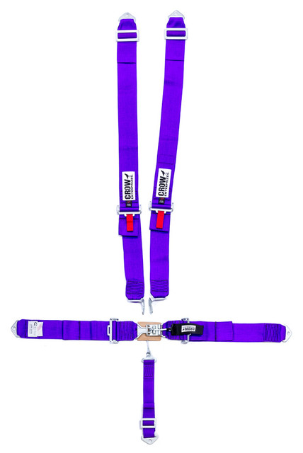 Crow Safety Gear 5-Pt Harness Small Latch Purple Bolt In Pull Down 11005