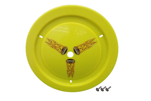 Dominator Race Products Wheel Cover Bolt-On Fluo Yellow Real Style 1006-B-Fye
