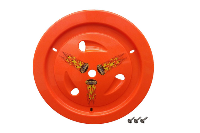 Dominator Race Products Wheel Cover Bolt-On Fluo Orange Real Style 1007-B-For