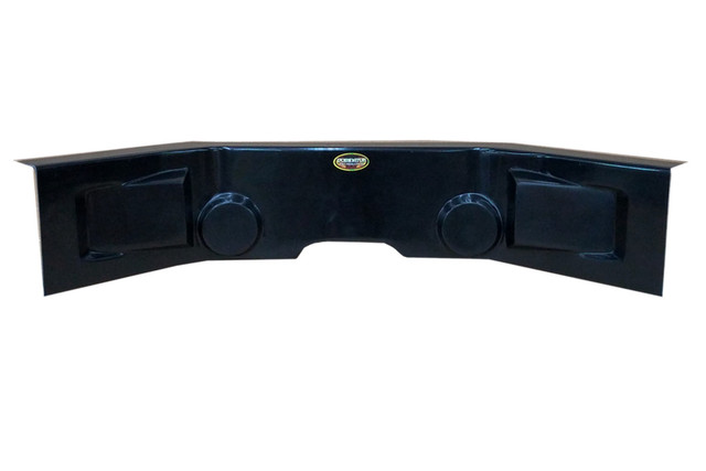 Dominator Race Products Dash Panel Flat Black 30In Wide 911-Bk