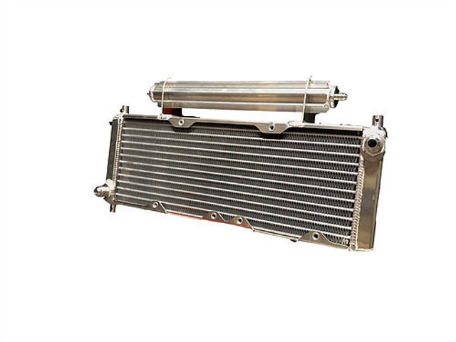 Fluidyne Performance Oil Cooler Legends 8-An Scoop And Brackets Db-30404-Leg Fluidyne Performance Oil Cooler Legends 8-An Scoop And Brackets Db-30404-Leg