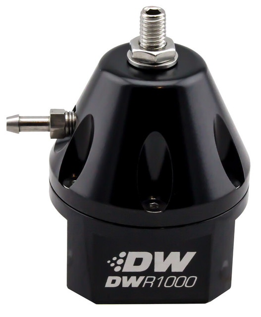 Deatschwerks Fuel Pressure Regulator Adjustable  Black Finish DWK6-1000-FRB
