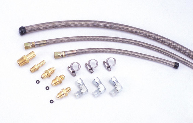 Flaming River Stainless Braided Hose Kit Fr1610-F