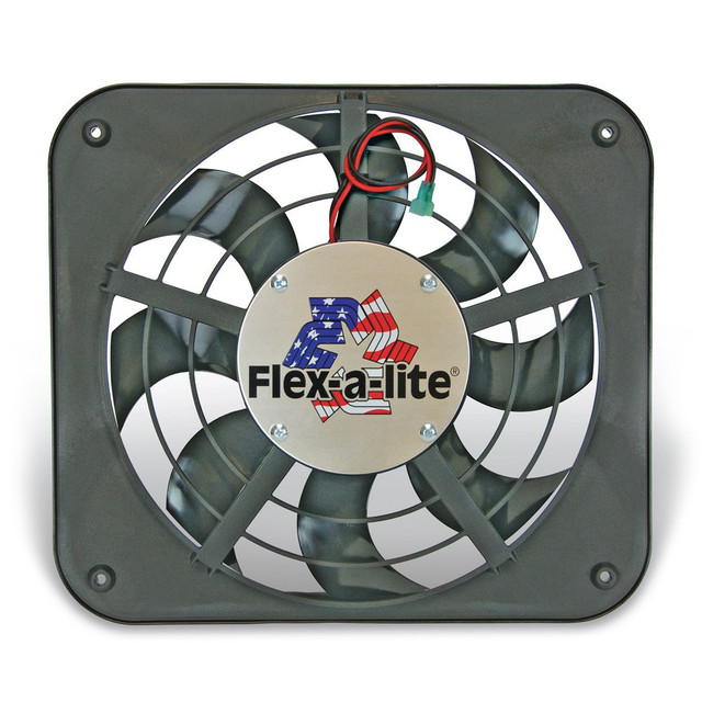 Flex-a-lite 12in. Lo Profile Puller Fan w/Controls FLE105400