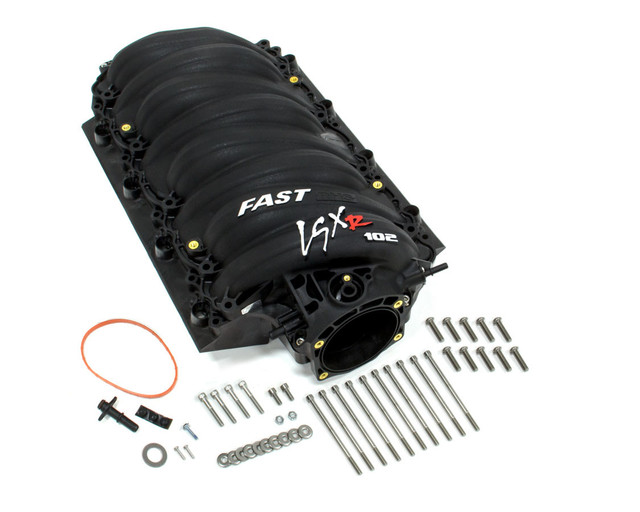 Fast Electronics Intake Manifold LS3 - LSXR 102mm Black Finish FST146102B