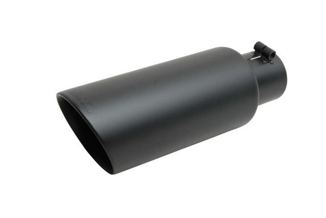 Gibson Exhaust Black Ceramic Double Wal led Angle Exhaust Tip GIB500427-B