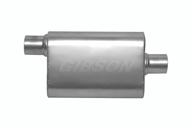 Gibson Exhaust CFT Superflow Offset/Cen ter Oval Muffler Stainle GIB55140S