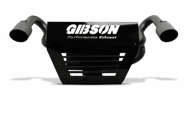 Gibson Exhaust Polaris UTV Dual Exhaust Black Ceramic GIB98026
