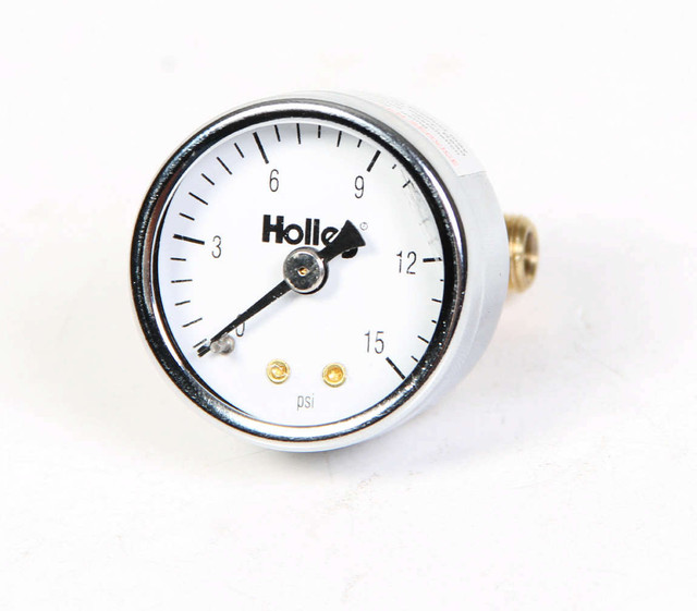 Holley 0-15 Fuel Pressure Gauge HLY26-500