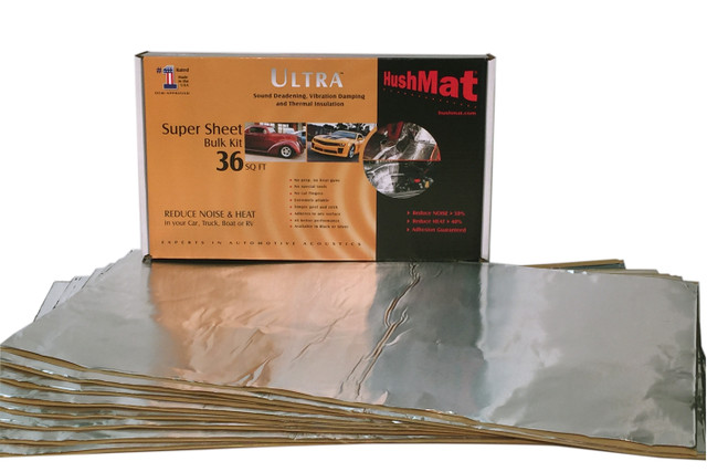 Hushmat Super Bulk Kit  Contains (9) 18in x 32in Silver HMT10801