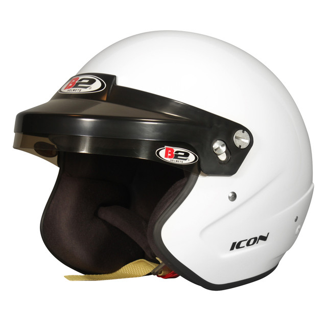 B2 Helmets - Old Helmet Icon White 61-61+ X-Large SA20 HPT1530A04