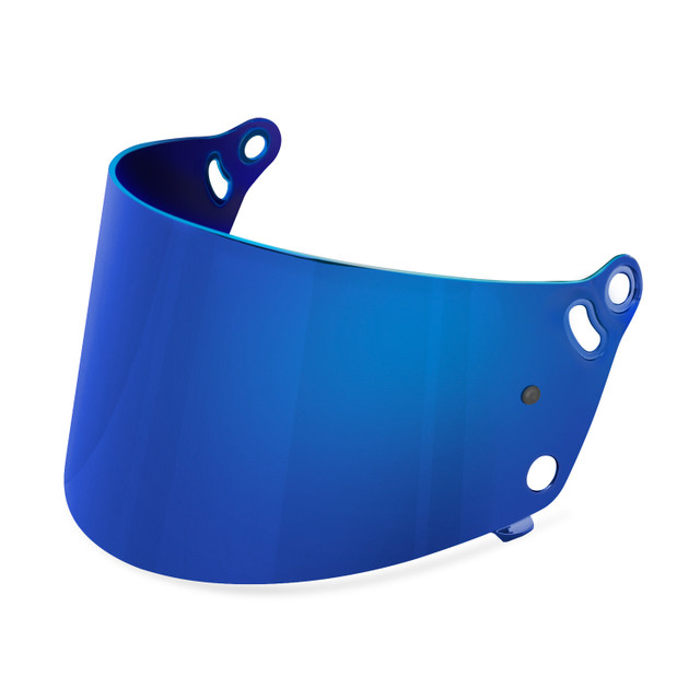B2 Helmets - Old Shield V4 Vision Blue Mirror 3mm HPT2010485
