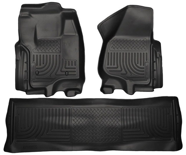 Husky Liners Front & 2nd Seat Floor Liners Black HSK99711 Husky Liners Front & 2nd Seat Floor Liners Black HSK99711