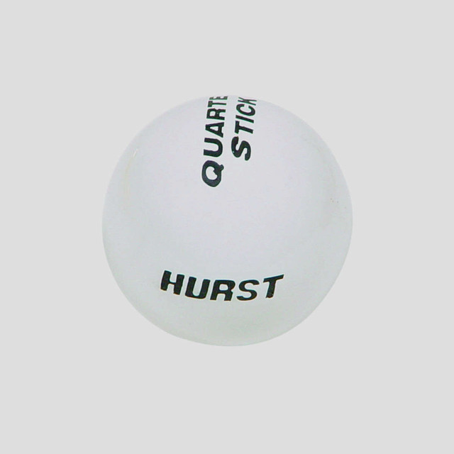Hurst Quarter Stick Knob-White HUR163-1036