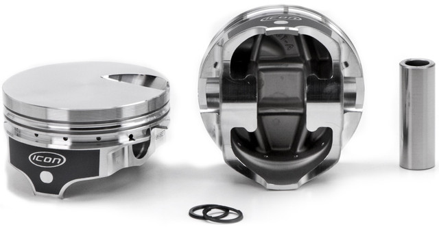 Icon Pistons BBC FT Forged Piston Set 4.310 Bore -3.0cc ICNIC785.060