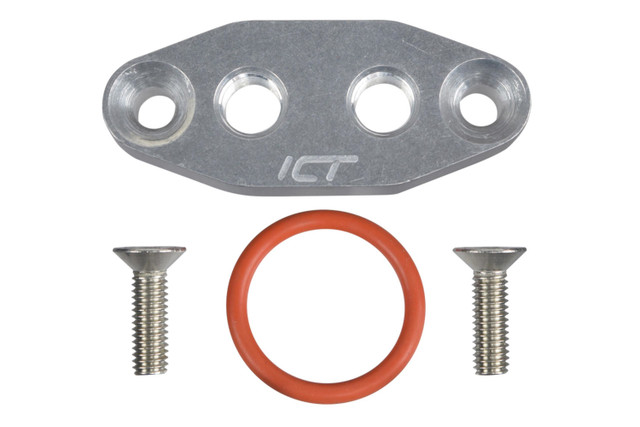 Ict Billet LS Dual 1/8in NPT Oil Fe Ed Plate LS1 ICT551666