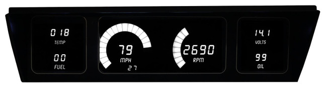 Intellitronix LED Digital Gauge Panel Impala/Carprice 77-90 ITLDP1211W
