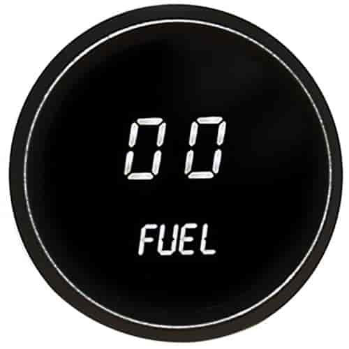 Intellitronix 2-1/16 LED Digital Fuel Gauge Programmable ITLM9016W