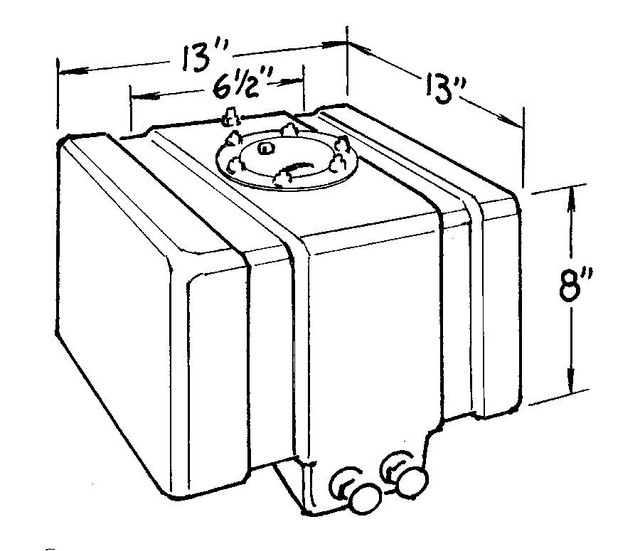 Jaz 5-Gallon Drag Race Cell JAZ250-005-01