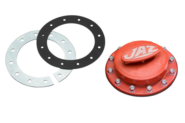 Jaz T-Handle Cap Assembly 12-Bolt - Red Finish JAZ350-301-06