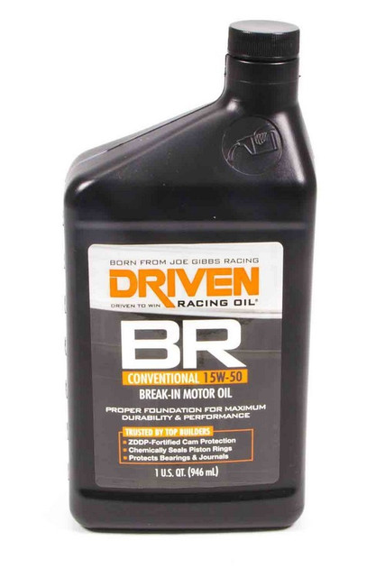Driven Racing Oil BR 15w50 Petroleum Oil 1Qt Break-In Oil JGP00106