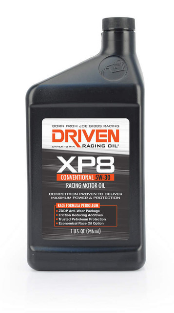 Driven Racing Oil XP8 5w30 Petroleum Oil 1 Qt JGP01906